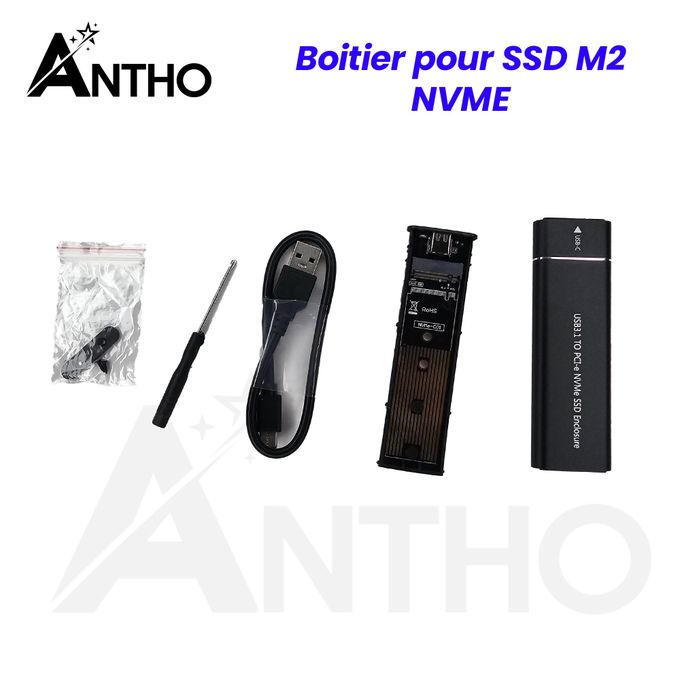 Boitier ANTHo  pour disque dur SSD M2