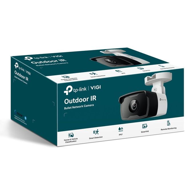 Caméra de surveillance TP-Link - réseau VIGI 4MP Outdoor IR Bullet - 4mm - C340I - Onvif - 4K - POE - TPlink - NVR - IR