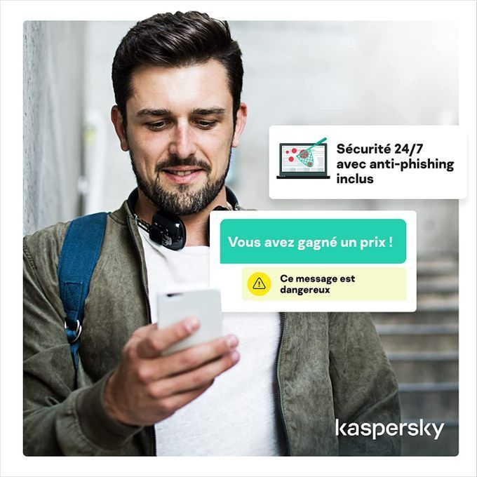 Kaspersky Plus 2024 4 Postes - 4 PC - 1 An