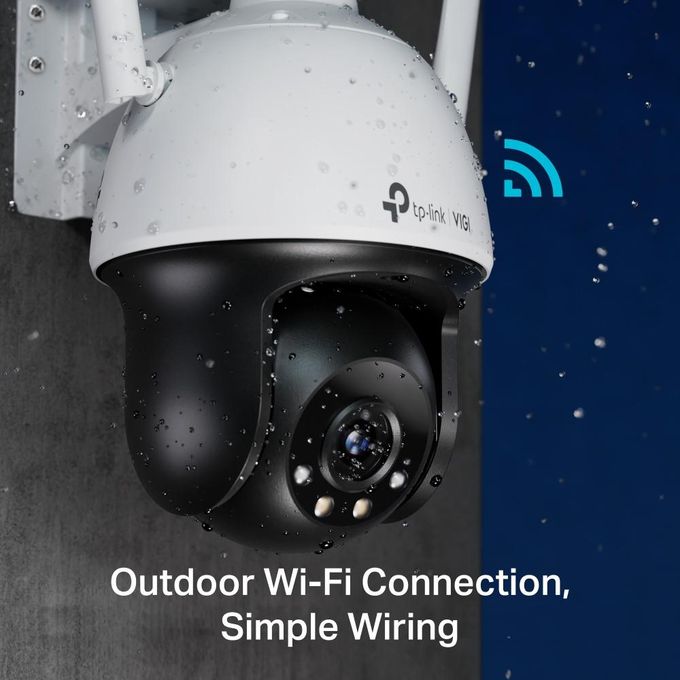 Caméra de surveillance TP-Link IP & Wifi - VIGI C540-W - 4mm - 4MP - Full Color - IA - IP66 - avec fonction panoramique et inclinaison - TPlink - Onvif