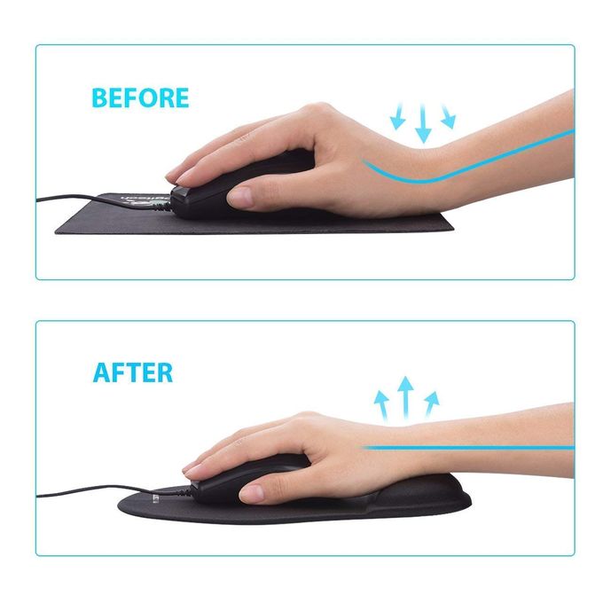 Tapis De Souris Gel Avec Repose Poignet En Latex