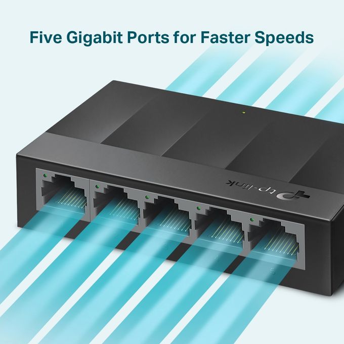 TP-Link Switch De Bureau 5 Ports Gigabit - 10/100/1000 Mbps - LS1005G