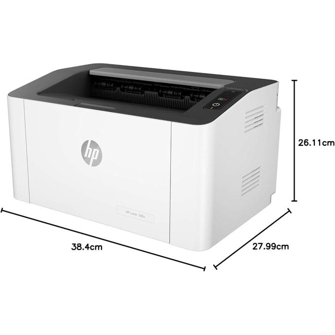 Imprimante HP Laserjet 108A - 4ZB79A - Impression en noir uniquement - 21 Pages par minute