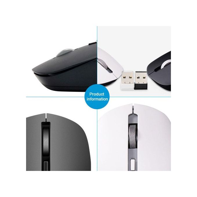 Hp Souris HP S1000 Plus Silencieux USB Sans Fil-noir