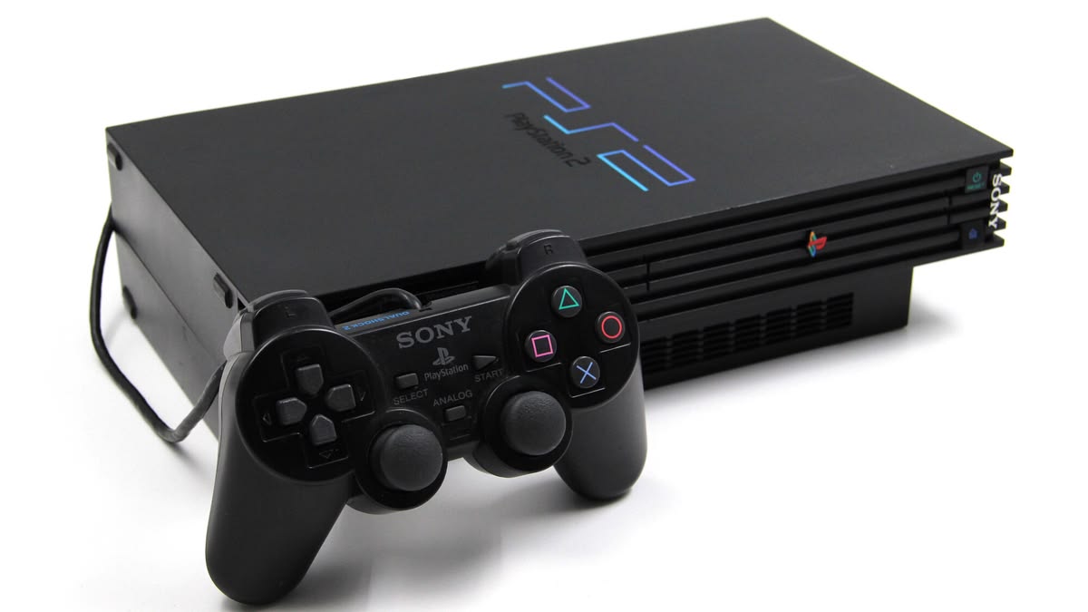 Sony PlayStation 2 Quasi Neuf – Deux Manettes –  Avec  20 Jeux installés + Câbles