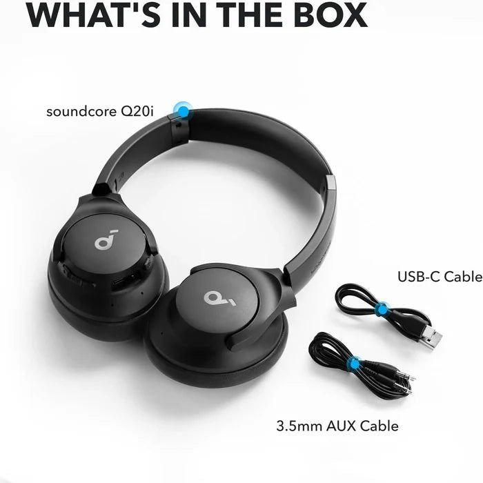 Casque Bluetooth Anker Soundcore Q20i  Neuf Avec Reduction de Bruit Active Hybride