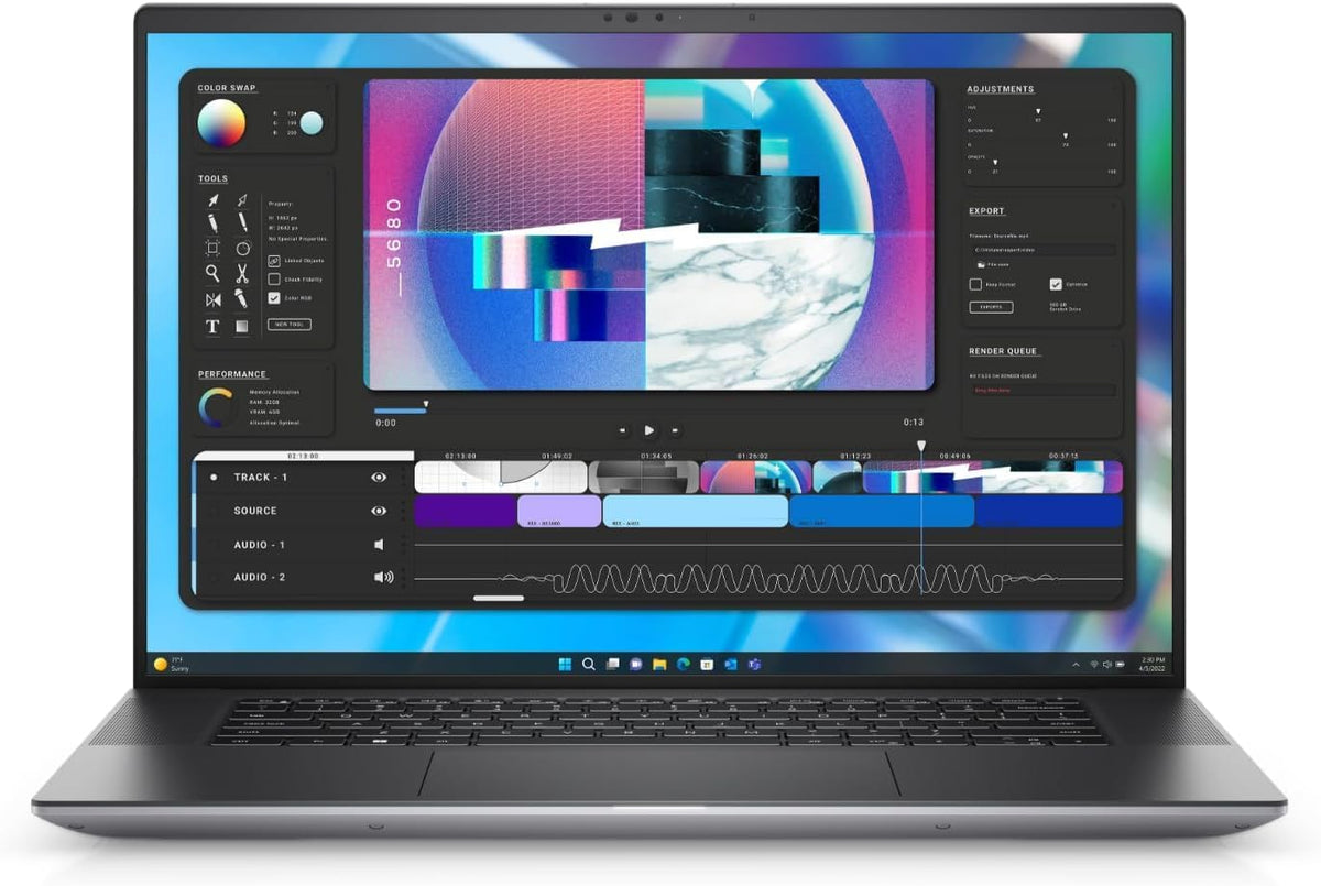 PC Portable Dell Precision 5680 Neuf - Core i7 - 13ème Gén -  16 pouces - 32 GB - 1 Terra Ssd - NVIDIA RTX Ada 8 Go