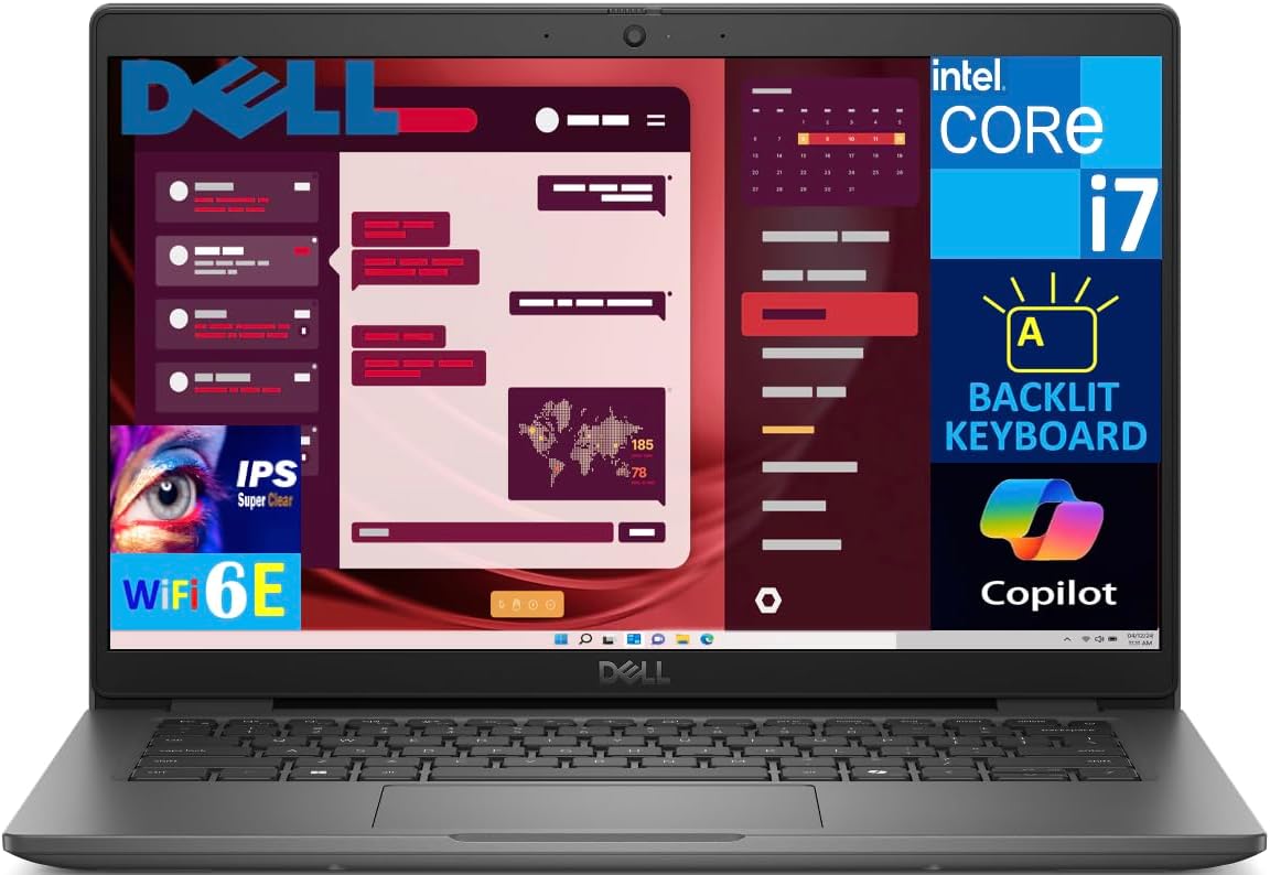 PC Portable Dell Latitude 3450  Neuf - Core i7 - 13ème Gén 14 Pouces - 16 GB - 512 GB Ssd -