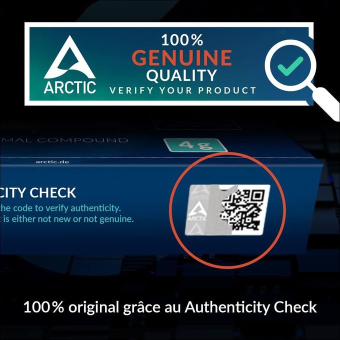Arctic MX-4 (4 G) - Pâte Thermique De Haute Performance Pour Tous Les Processeurs (CPU, GPU - PC, PS4, XBOX), Conductivité Thermique Très élevée