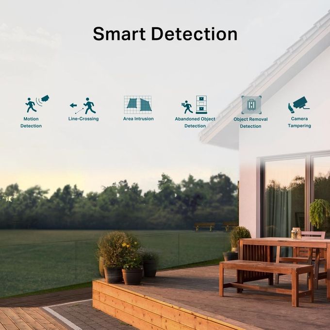 Caméra de surveillance TP-Link - réseau VIGI 4MP Outdoor IR Bullet - 4mm - C340I - Onvif - 4K - POE - TPlink - NVR - IR