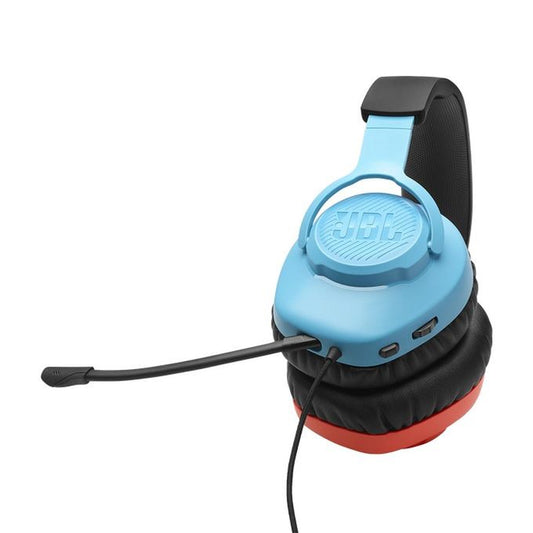Casque JBL Quantum 100N – Casque de gaming filaire – avec Microphone à perche détachable – Jack 3.5 mm - Compatible Audio 3D PS5 - Compatible PC / Mac / Consoles / Mobiles