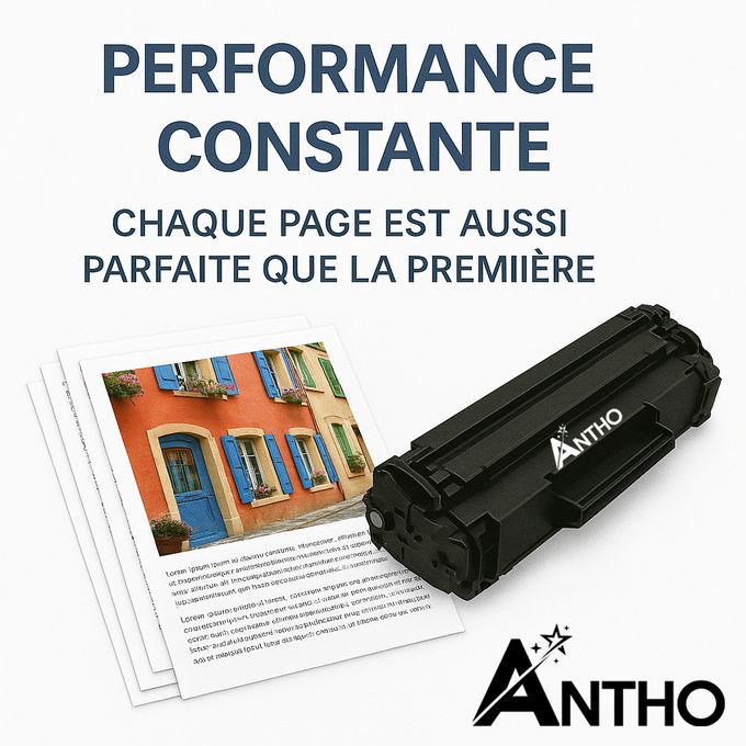 Tambour Compatible 19A ANTHO  - CF219A - Ant - Noir