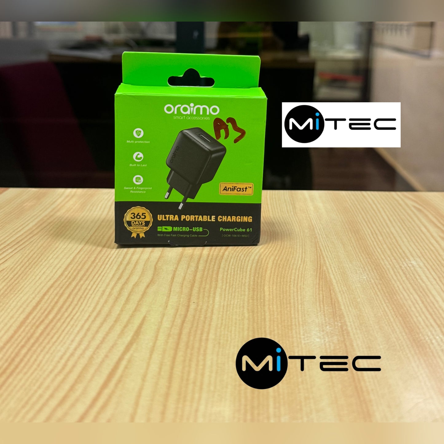 Chargeur Oraimo  USB Vers Micro Usb ( Bout Androïde ) Neuf Original