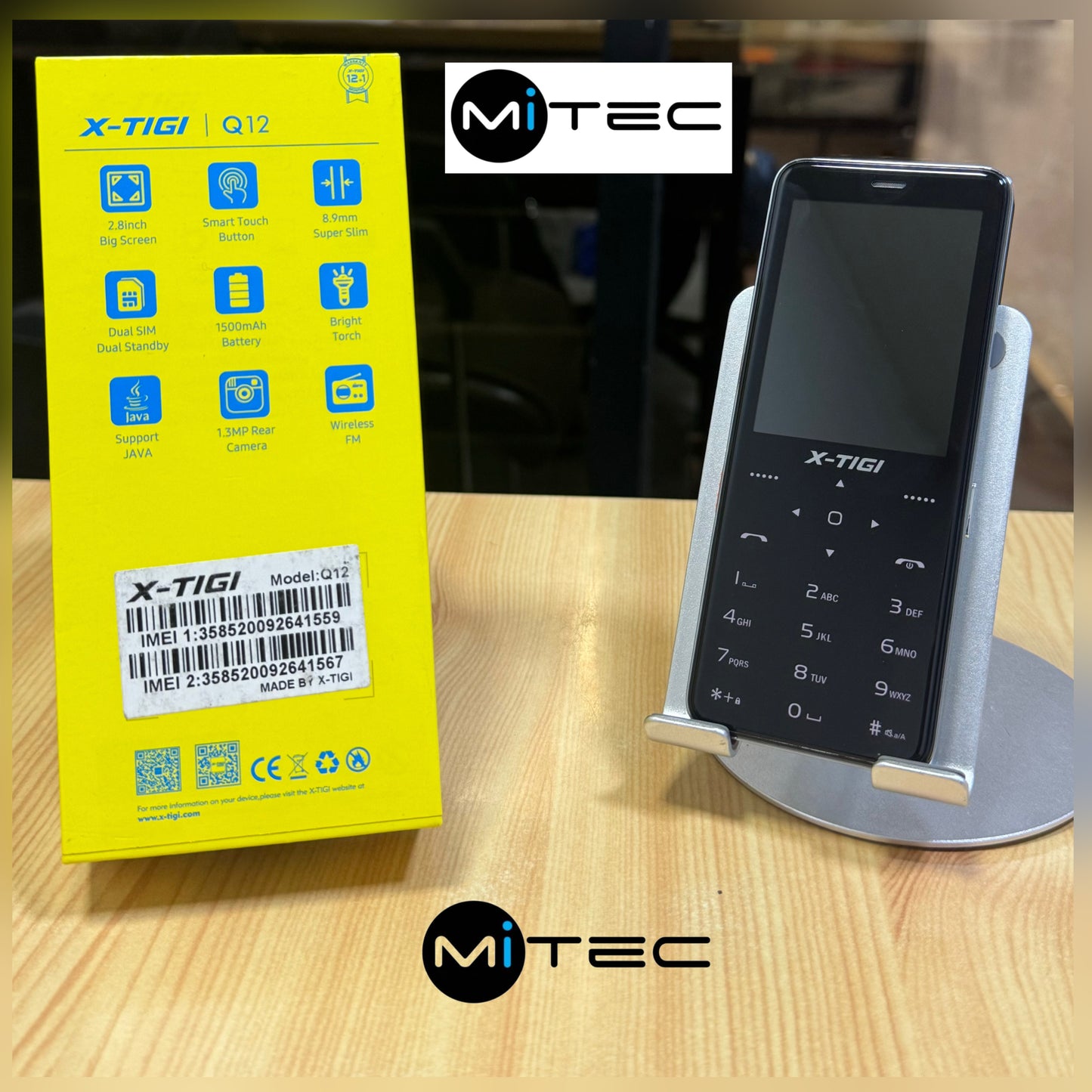 Xtigi Q12 Dual Sim - Touche Tactile - Slim