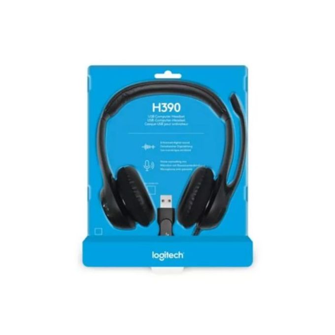 Logitech Casque USB Logitech H390 Avec Microphone Antibruit