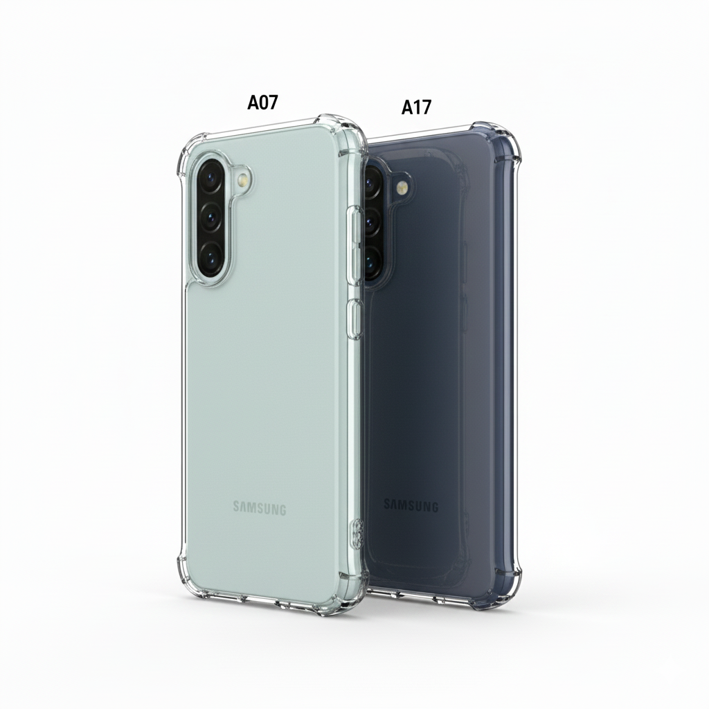 Étui Fourreau Coque Transparent Pour Samsung Serie A07, A17