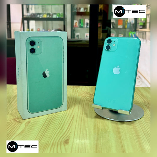 IPhone 11 Okaz - 64 GB - Vert - Avec Chargeur + Fourreau + Antichoc