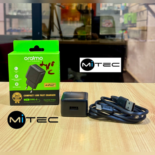 Chargeur Oraimo 10W USB Vers Type C Neuf Original