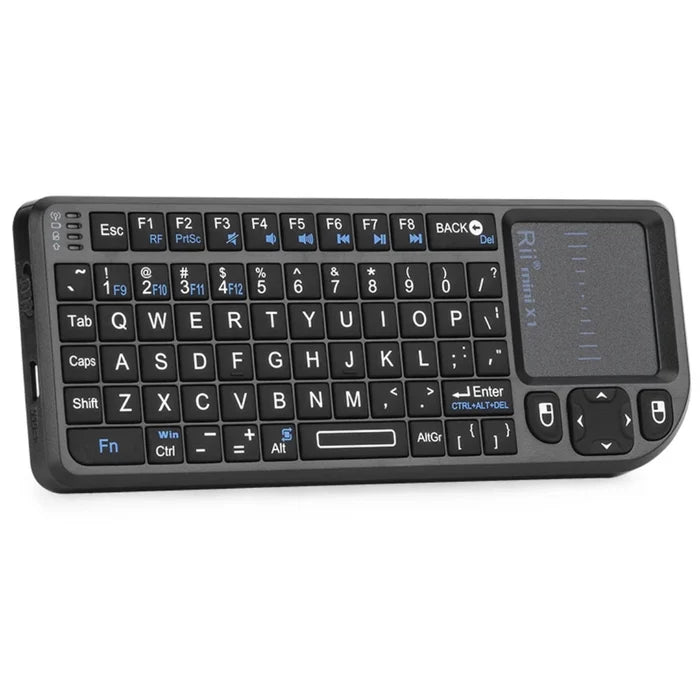 Mini Clavier Azerty Sans Fil avec Pavé Tactile Pour Ordinateur, Télévision, SmartPhone, Tablette, Console, Box TV -ks