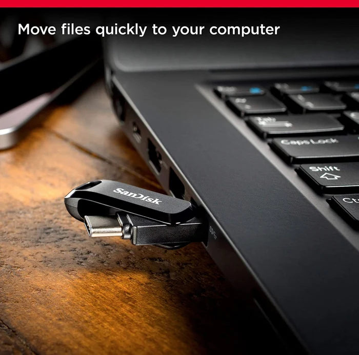 Clé USB 32 Go 3.1 Sandisk Ultra Luxe Double Connectique Type-C & USB Type-A