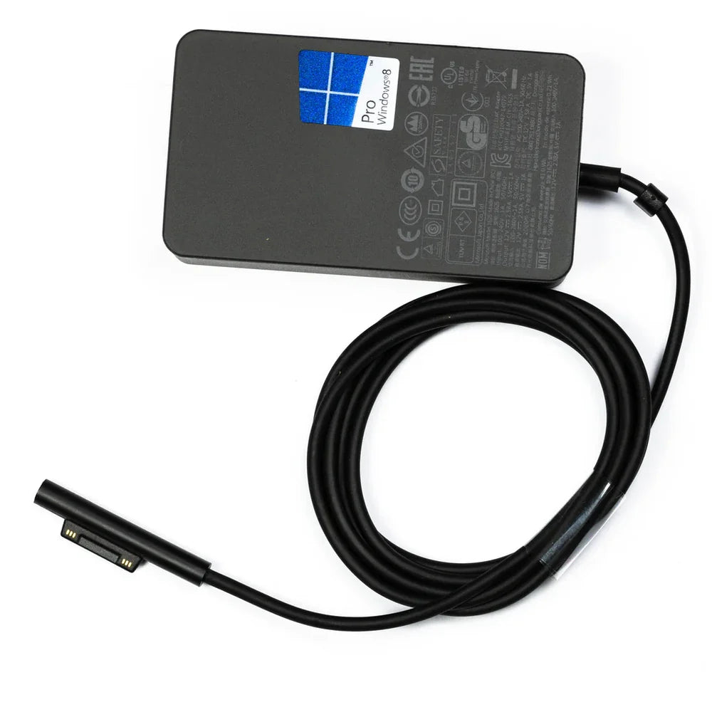 Chargeur Original Neuf Microsoft Surface Pro 9, 8, 7, 6, 5, 4, 3, X, Surface Laptop, Surface Book, Surface Go, 65W 15V 4A