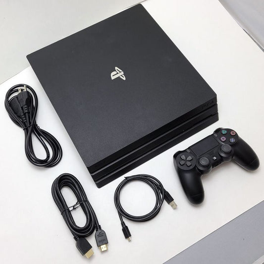 Sony Playstation PS4 Pro Craquée – 1 To – 20 Jeux installé + Une Manette – Quasi Neuf