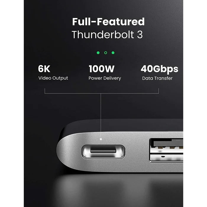 HUB Multiport 6 en 1 USB-C 3.0 UGREEN Pour Macbook