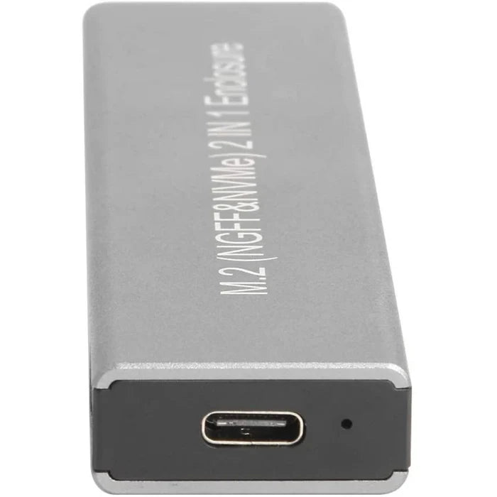 Boîtier Haysenser de Disque Dur SSD M.2 NVME et NGFF (2 en 1) Externe Type C