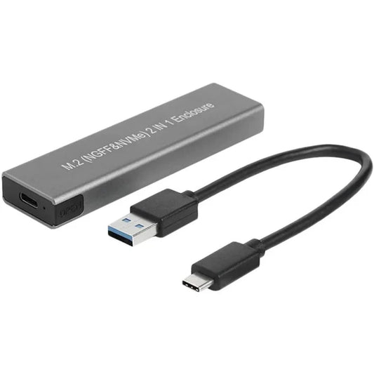Boîtier Haysenser de Disque Dur SSD M.2 NVME et NGFF (2 en 1) Externe Type C