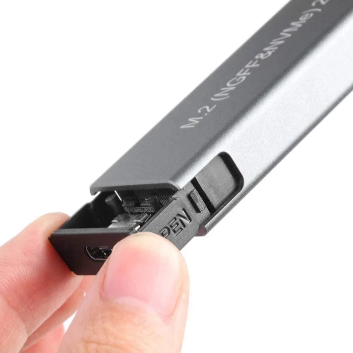 Boîtier Haysenser de Disque Dur SSD M.2 NVME et NGFF (2 en 1) Externe Type C