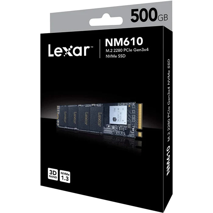 Disque Dur 500 Go SSD M.2 Lexar NM610 NVMe PCIe
