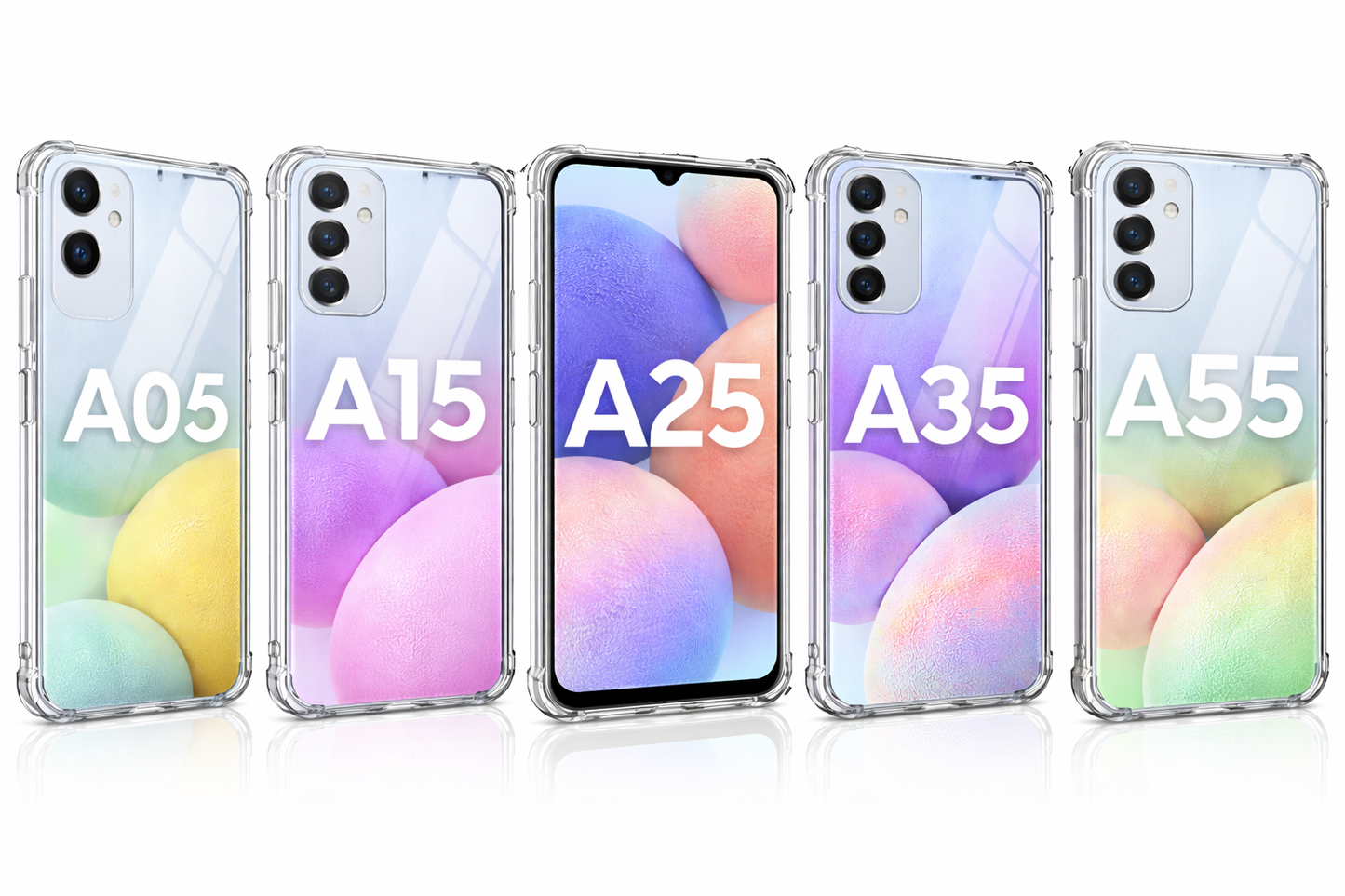 Étui Fourreau Coque Transparent Pour Samsung Serie A05, A15, A25 , A35 , A55