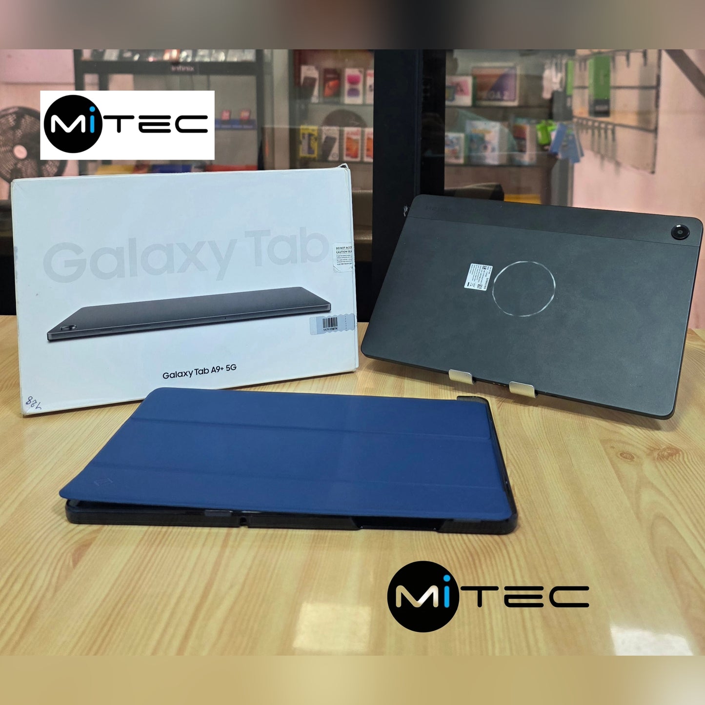Samsung  Tab A9 plus 5G - Okaz- 8 GB - 128 GB - 11 Pouces - 7040Mah + Coque a Rabat Offert