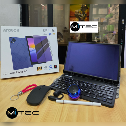 Tablette Éducative Atouch SE Life plus - 4 GB - 128 GB - Avec Puce - 10'1 Pouces - Avec Clavier