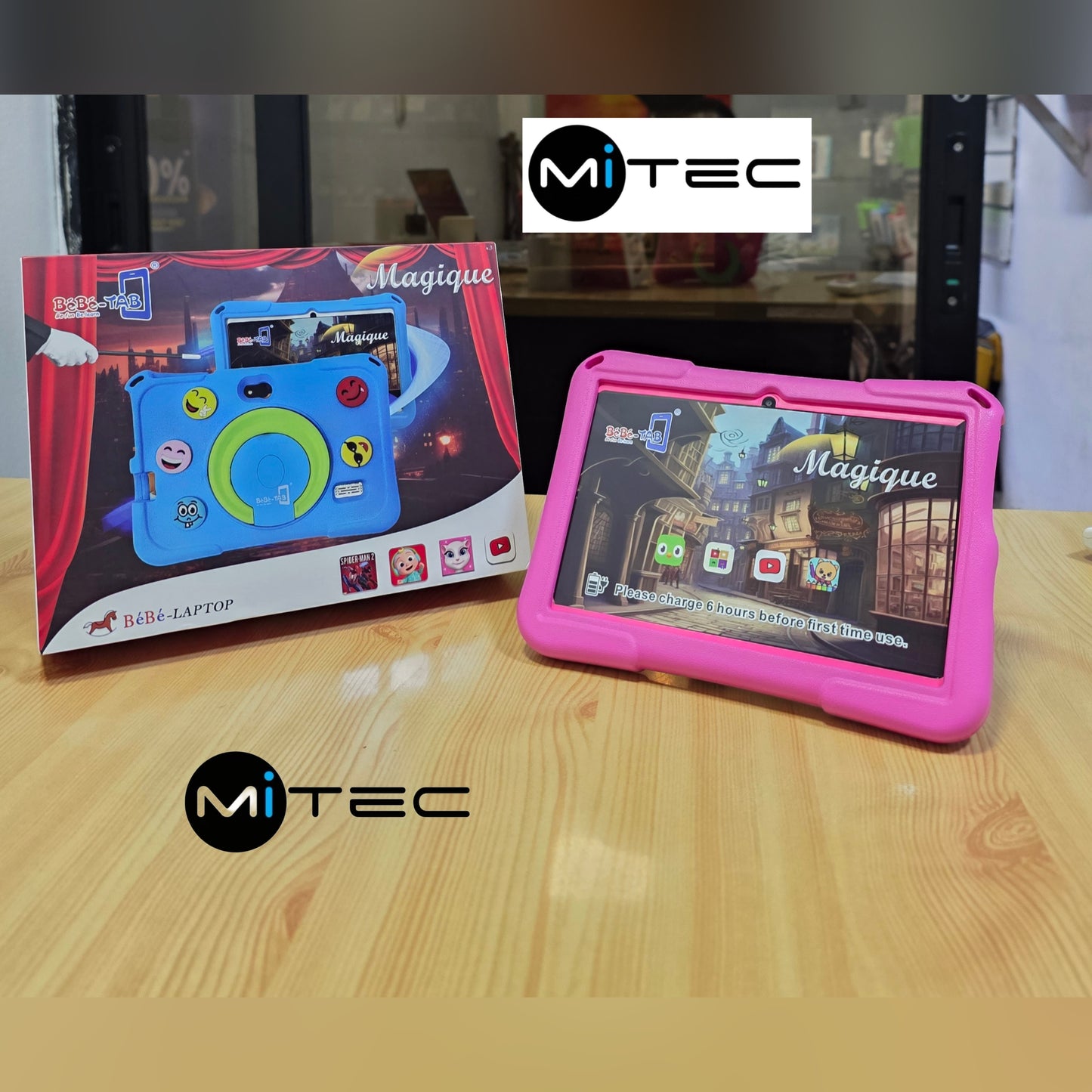 Tablette Éducative BébéTab Magique Neuve  - 4 GB - 128 GB - 7 Pouces - Avec Gadget