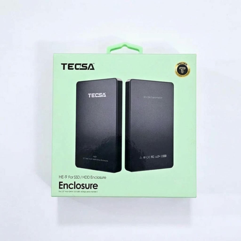 Boîtier de Disque Dur TECSA USB 3.0 Sata 2.5 HDD