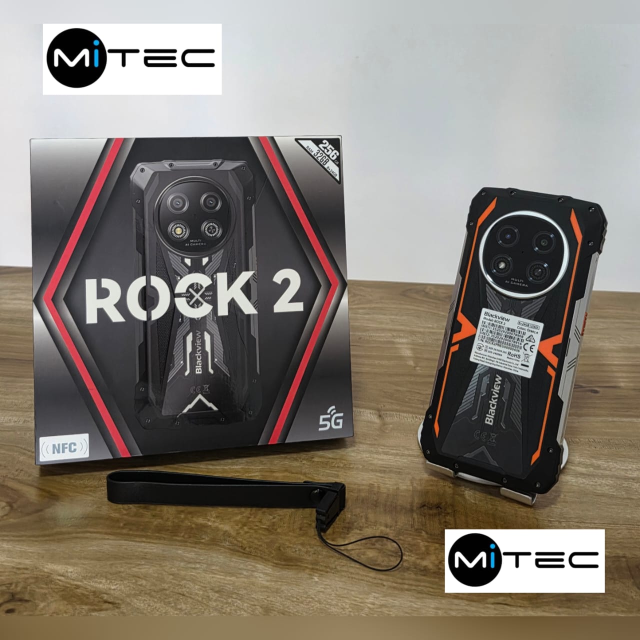 Blackview Robuste Rock 2  Occaz 5G -  32 GB  -  256 GB - 6,67 Pouces - 15 000mAh -