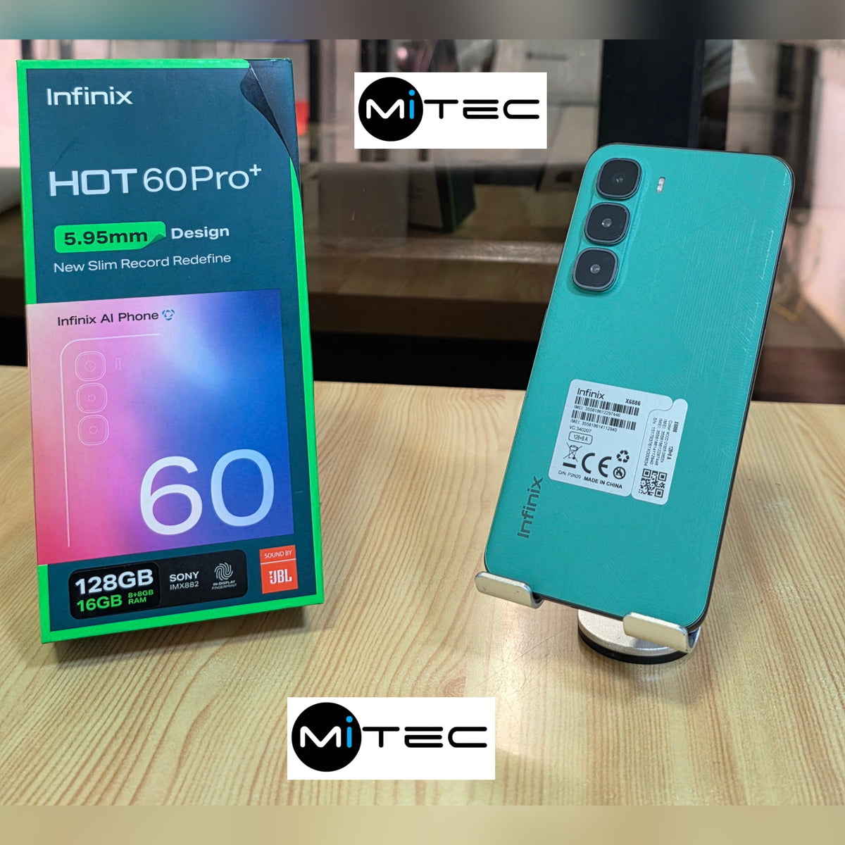Infinix Hot 60 Pro Plus Okaz - 16 GB - 128 GB - Amoled - 6'78 Pouces - 5160 mAh - Ultra Slim