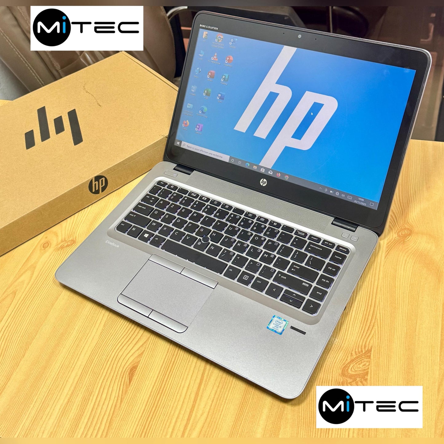 Pc Hp EliteBook 840 G4 Core i5 - 16 GB - 512 GB Ssd - Clavier Rétro Éclairé - 14 Pouces - Sac + Souris + Clé Usb Offert