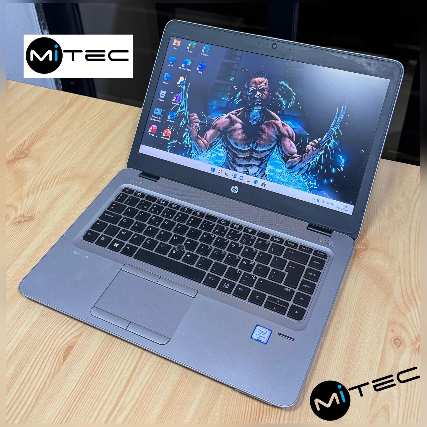 Pc Hp EliteBook 840 G3 Core i5 - 8 GB - 256 GB Ssd - Clavier Rétro Éclairé - 14 Pouces - Sac + Souris + Clé Usb Offert