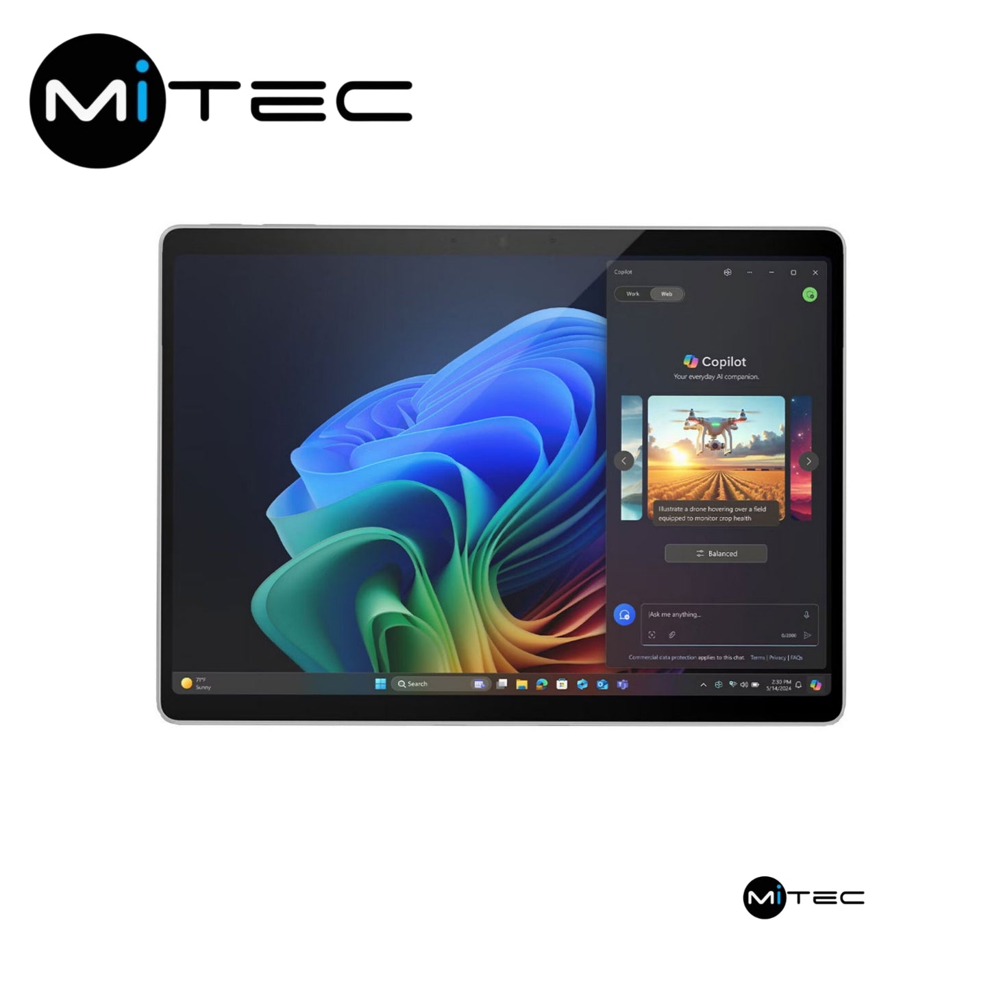 PC Portable Microsoft Surface Pro 10 Neuf Core Ultra 7 - 16 GB - 512 GB Ssd - 13 Pouces - Écran Tactile