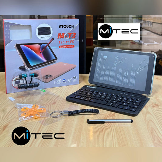 Tablette Éducative Atouch M-T3 - 4 GB - 128 GB - Avec Puce -  Avec Clavier - 8 Pouces