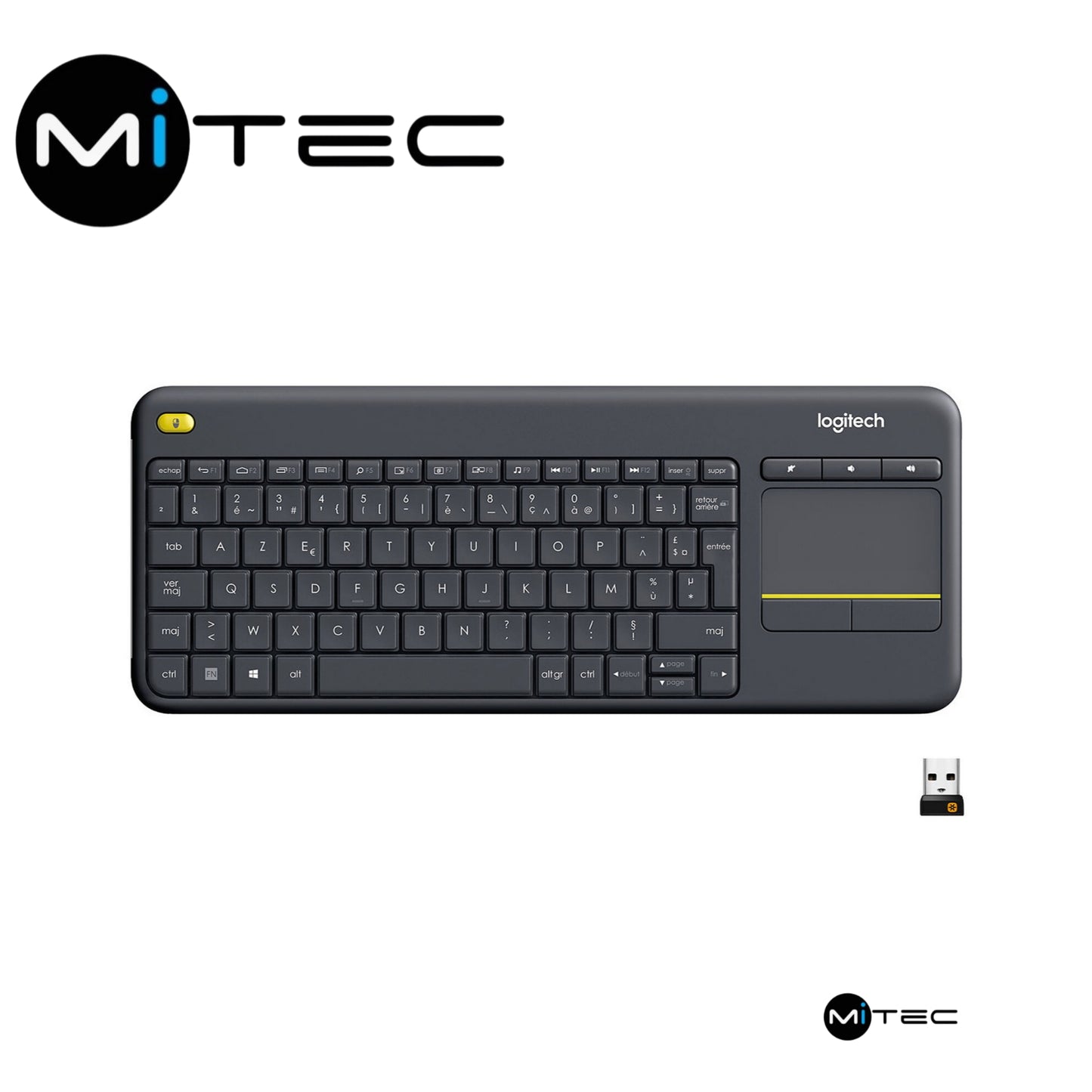 Clavier Logitech K400 Plus avec Pavé Tactile Neuf