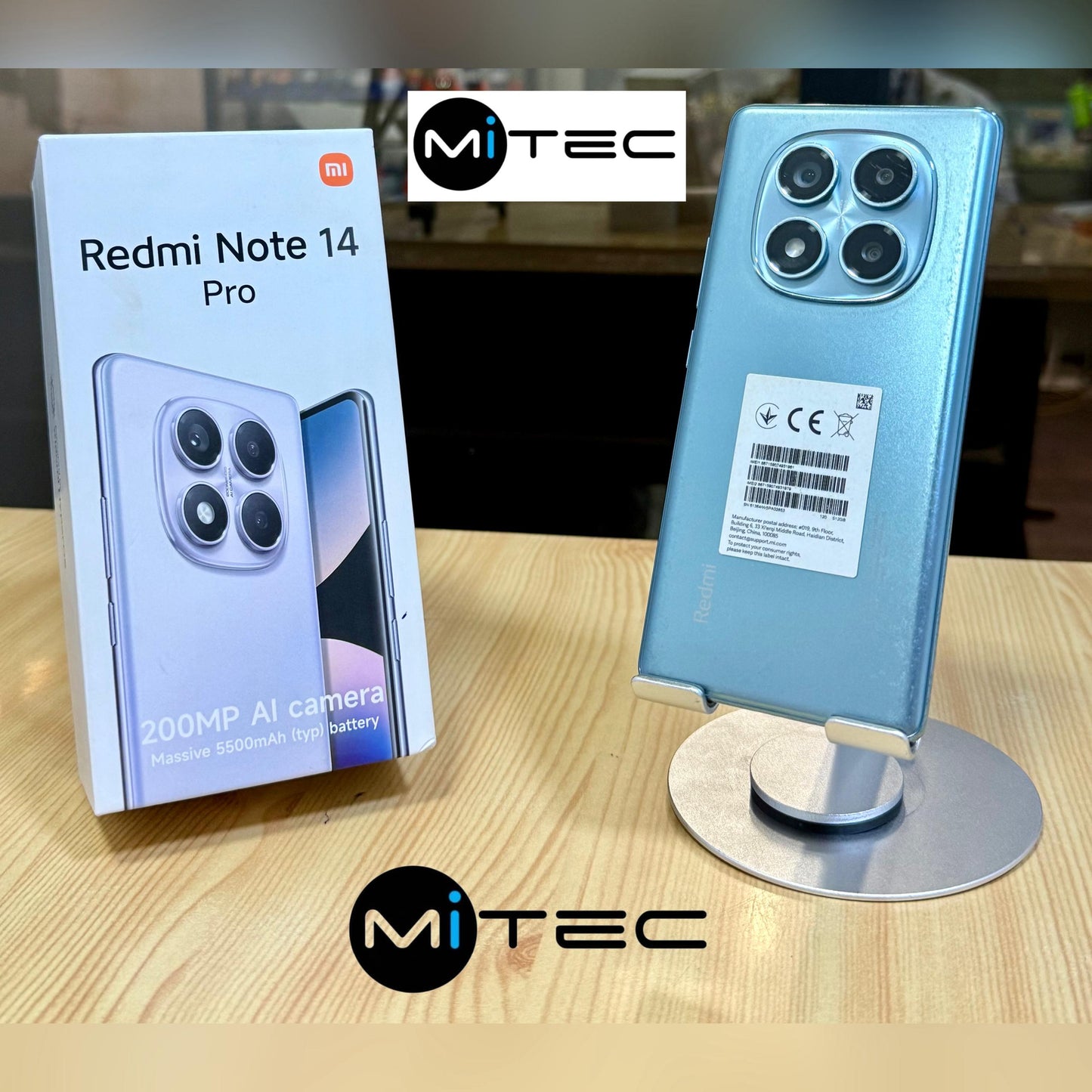 Redmi note 14 Pro - 12 GB - 512 GB - 5500 mAh - Écran Incurvé Amoled