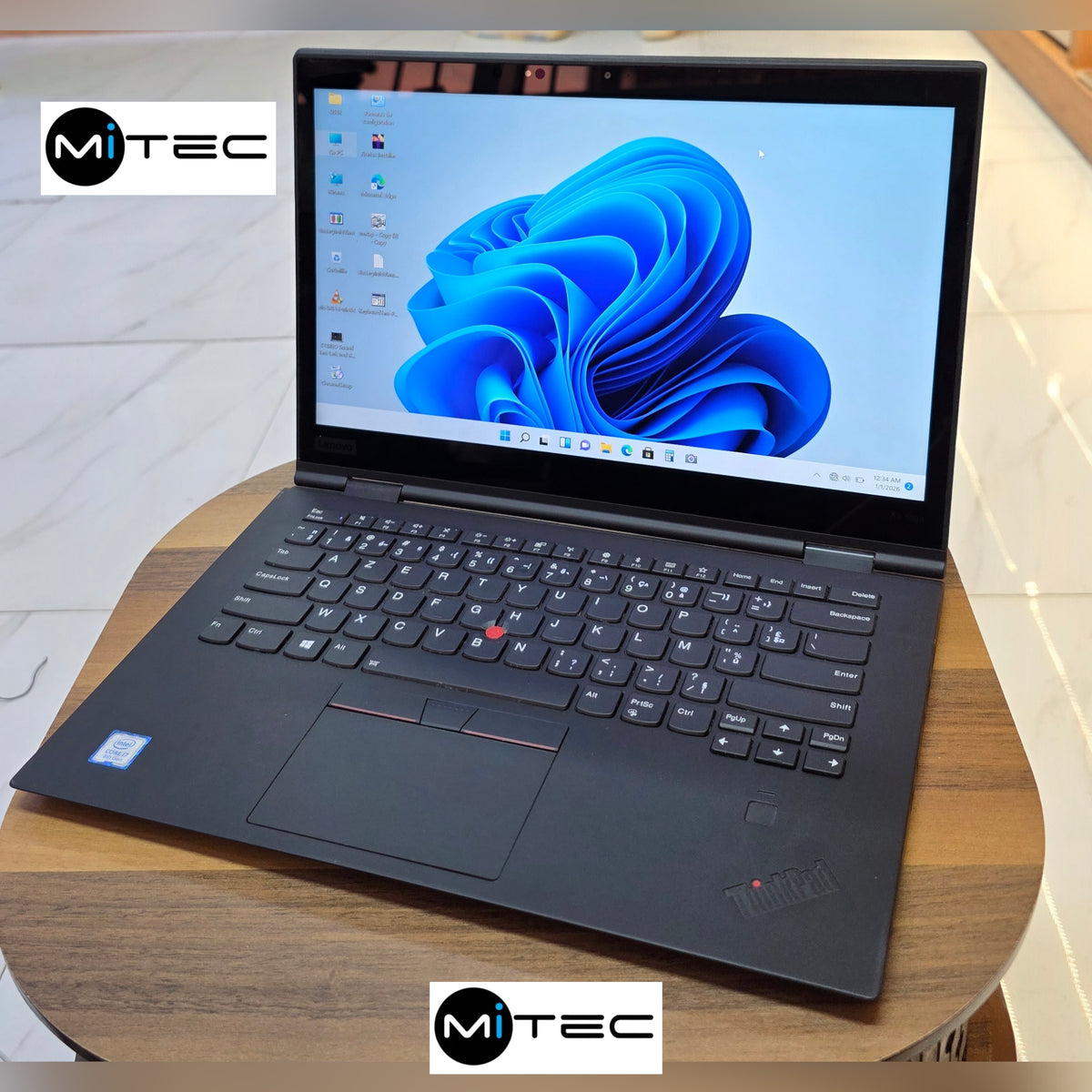 Pc Lenovo ThinkPad X1 Yoga G3 Core i7 - 16 GB - 1 Terra Ssd - Écran Tactile Pliable + Stylet - Sac + Clé USB + Souris Offert