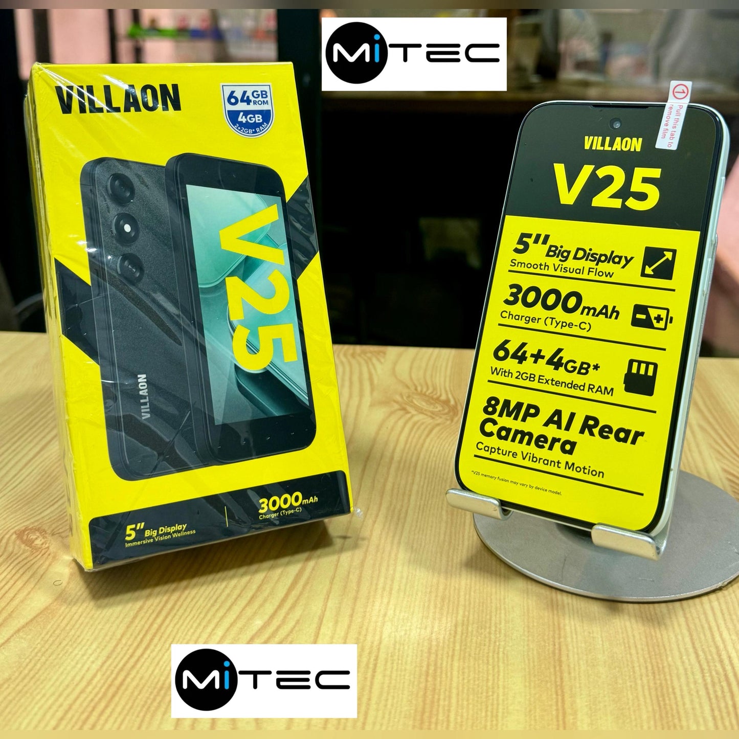 Villaon V25  Neuf - 4 GB - 64 GB - 8Mpx - 3000Mah - Android - 5 Pouces
