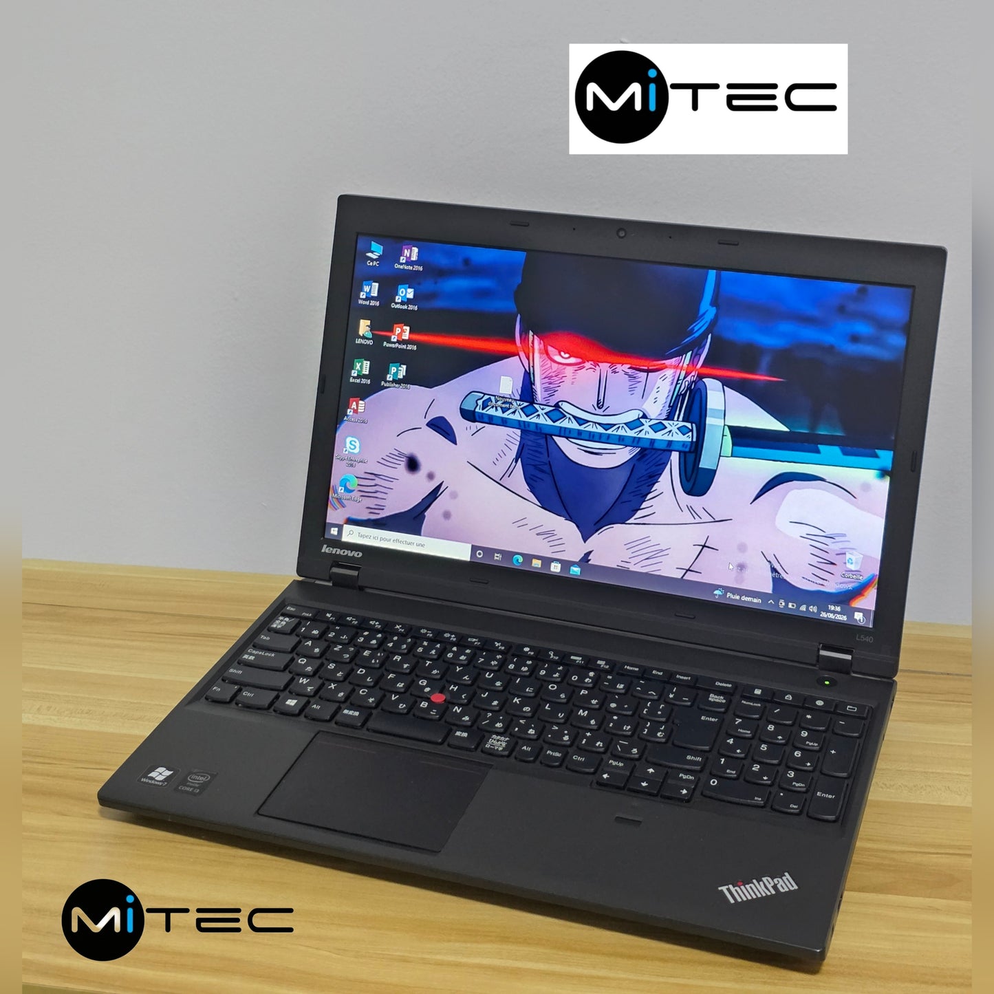 Pc Lenovo L540 Core i3 - 15'6 Pouces - 8 GB - 500 GB - Pack Office + Sac + Clé USB  + Souris Offert