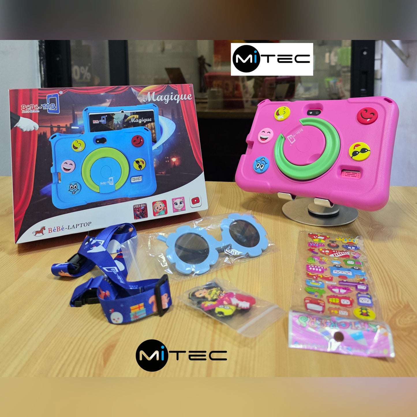 Tablette Éducative BébéTab Magique Neuve  - 4 GB - 128 GB - 7 Pouces - Avec Gadget