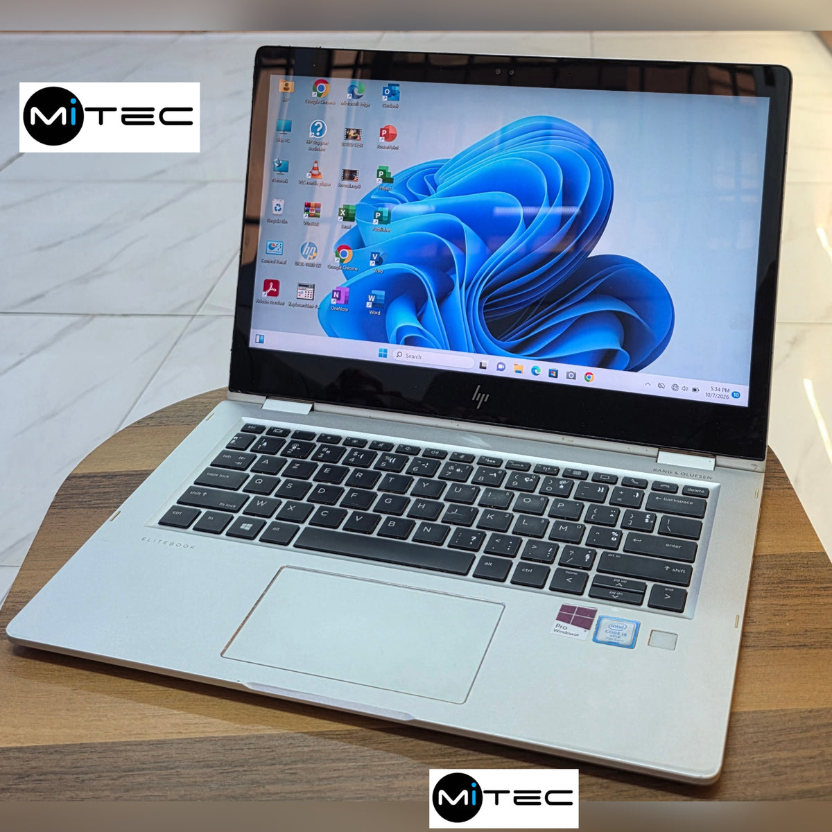 Pc Hp EliteBook 1030 G2 - X360 - Core i5 - 13'3 Pouces - Écran Tactile Pliable - 16 GB - 512 GB Ssd - Sac + Clé USB + Souris Offert