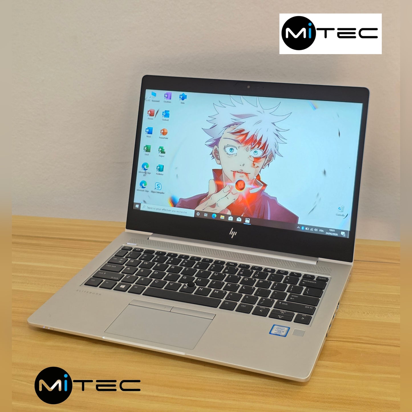Pc Hp EliteBook 830 G5 Core i5 - 13'3 Pouces - 8ème Gen - Clavier Rétro éclairé - 8 GB - 256 GB Ssd - Pack Office + Sac + Clé USB  + Souris Offert